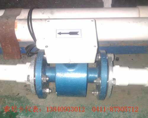 電磁流量計管道現場(chǎng)