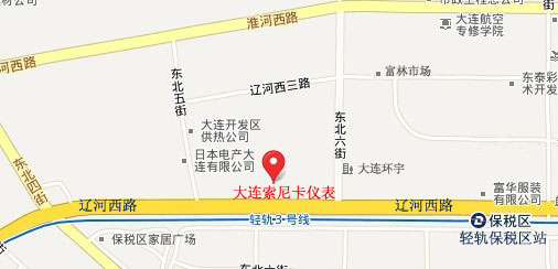 大連索尼卡地址路線(xiàn)圖